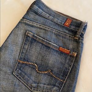 Rhinestone pocket 7 for all Mankind - size 26